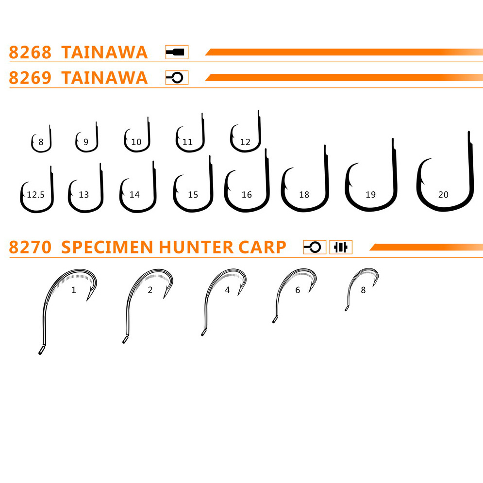 New Style High Carbon Sharp Tainawa Fishing Hook