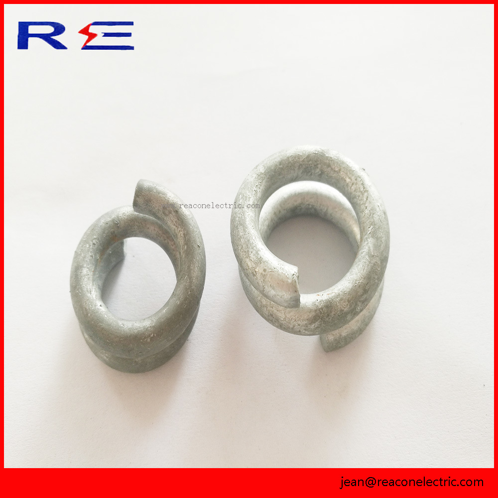 Galvanized Double Coil Spring Lock Washers for Hardware