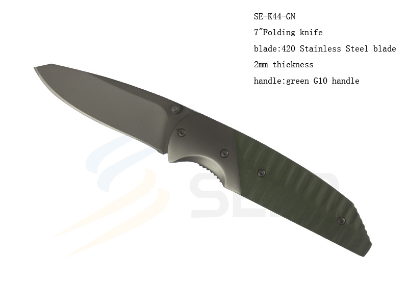 420 Stainless Steel Folding Knife (SE-K44)