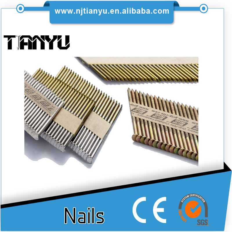 34 Degree Paper Strip Framing Collated Nails