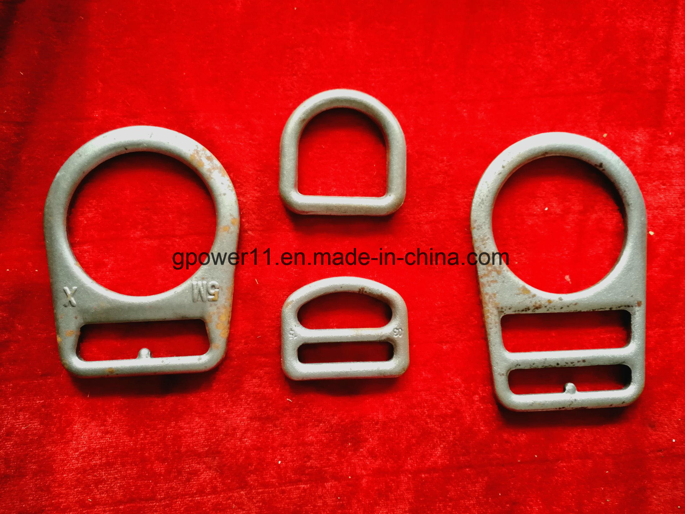 Rigging Hardware Fitting HDG Steel Safety Buckle Lifting Master Weld on D Ring