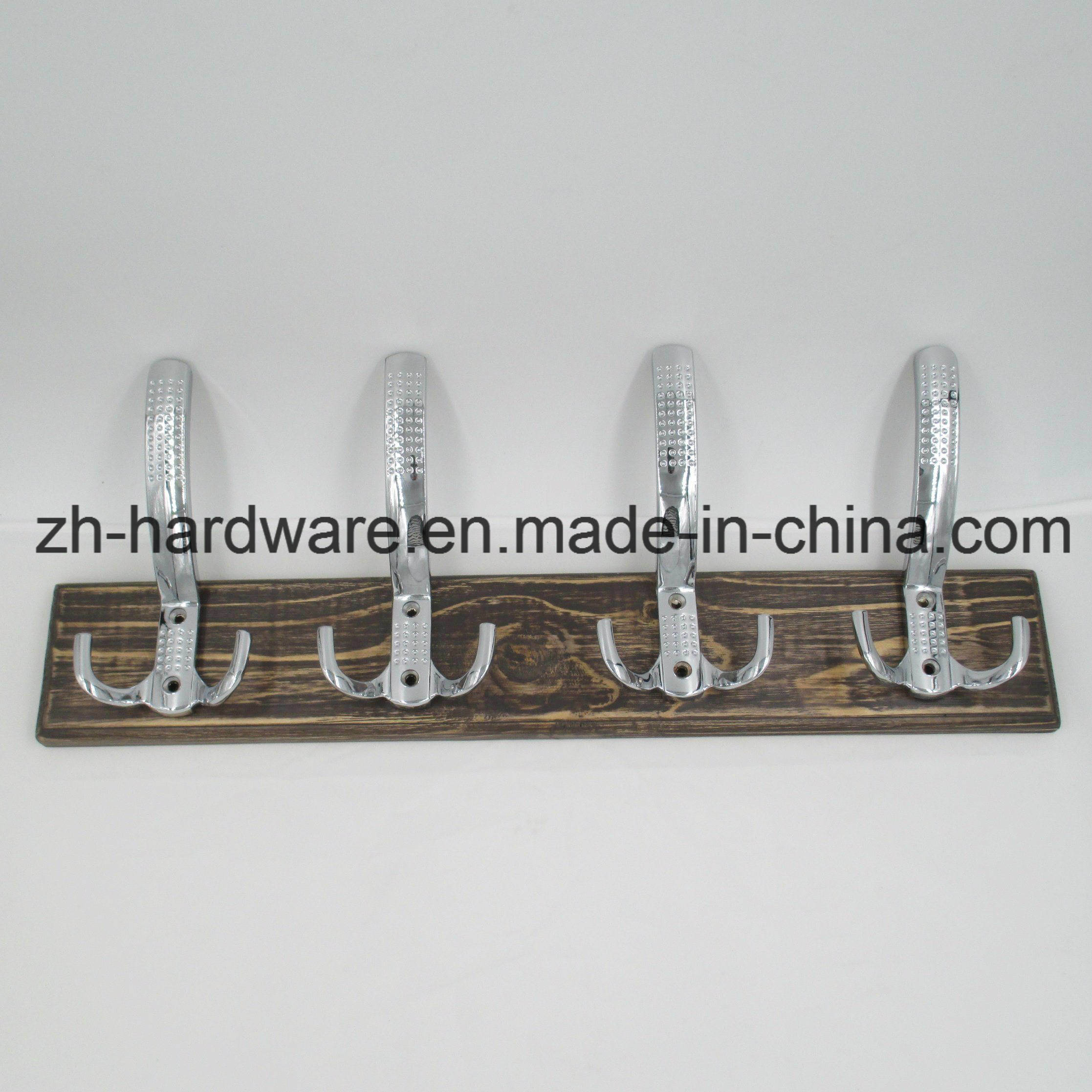 High-Grade Beautiful Clothes Hook Wooden & Metal Board Hook (ZH-7015A)