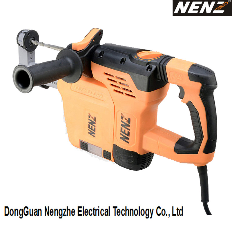 Nenz SDS Plus Electric Jack Hammer Drill Power Tools with Dust Extractor (NZ30-01)