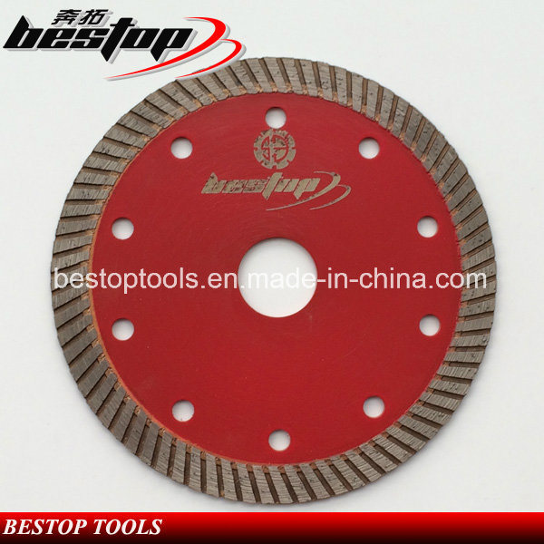Red Turbo Diamond Cutting Blade for Granite Marble