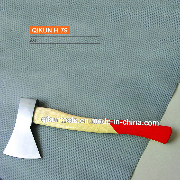 H-79 Construction Hardware Hand Tools Painted Wooden Handle Axe