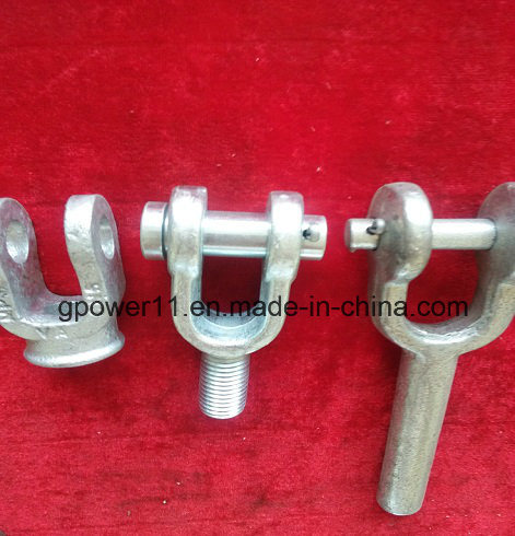 Hardware Pole Line Fitting HDG Forged Steel electrical Hardware Socket Clevis