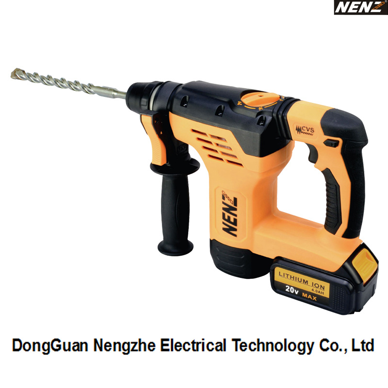 Drilling Machine Rotary Hammer with 2 Lithium Batteries and 1 Charger (NZ80)