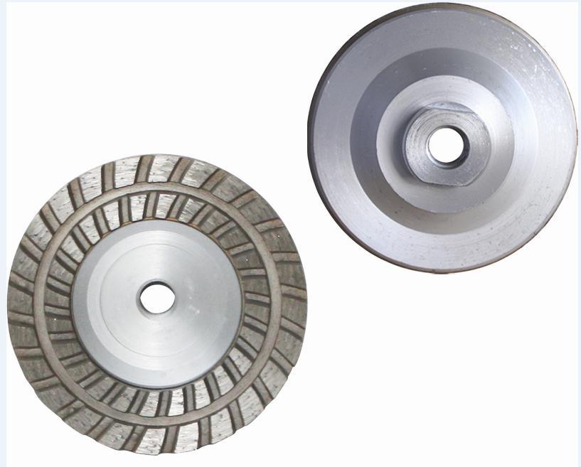 Aluminium Cup Grinding Wheel with Double Row
