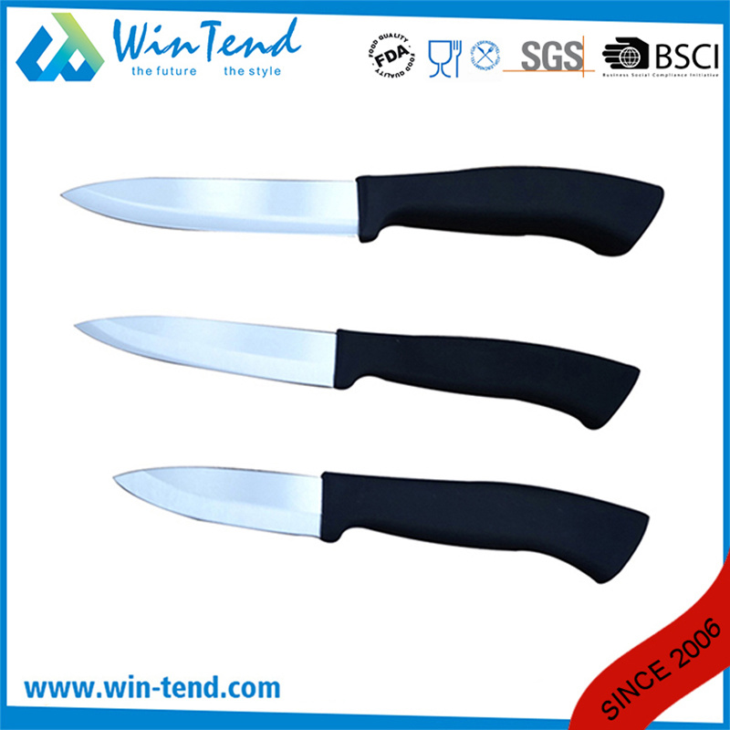 Manufactory Wholesale Hotel Restaurant Kitchen Ceramic Knife with Rubber Coated Handle