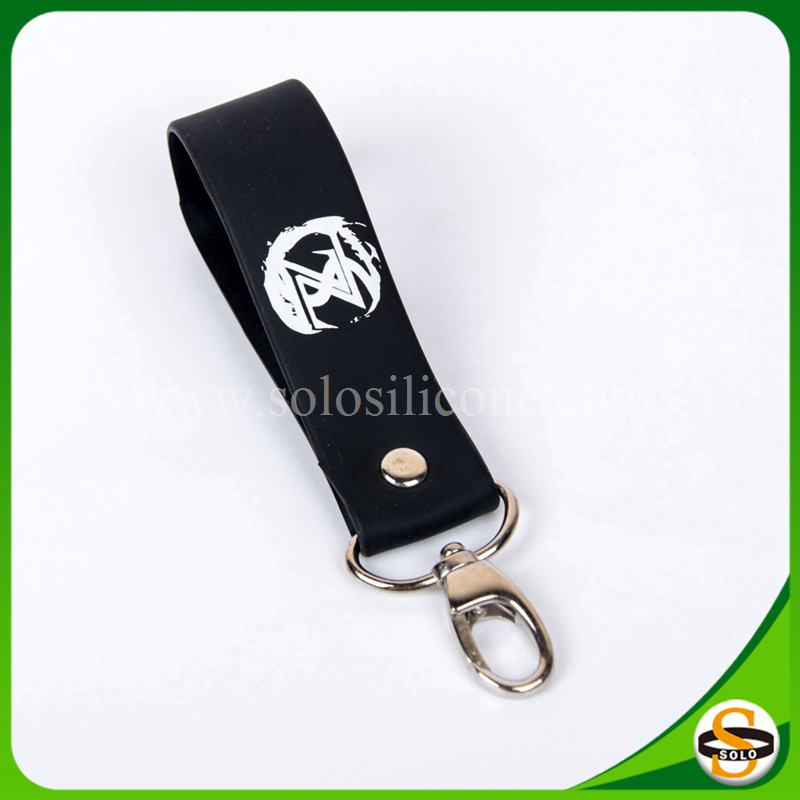 Personalized Custom Logo Silicone Keychain
