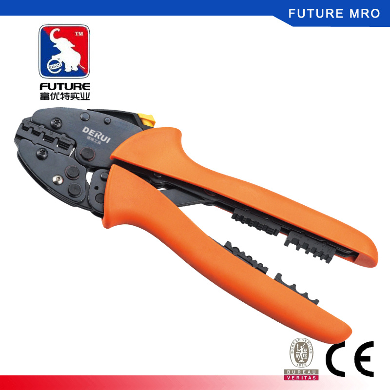 Cold Pressed Terminal Crimping Pliers Tools with Muti-Functional Ratchet