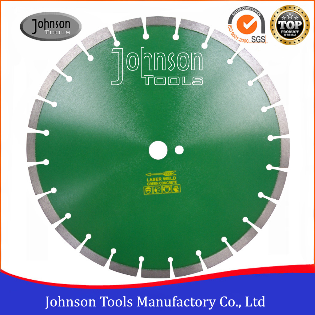 350mm Laser Diamond Saw Blade for Green Concrete with Fast Cutting