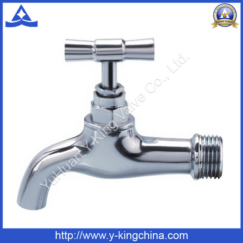 Polished Brass Washing Machine Tap with Hose End (YD-2024)