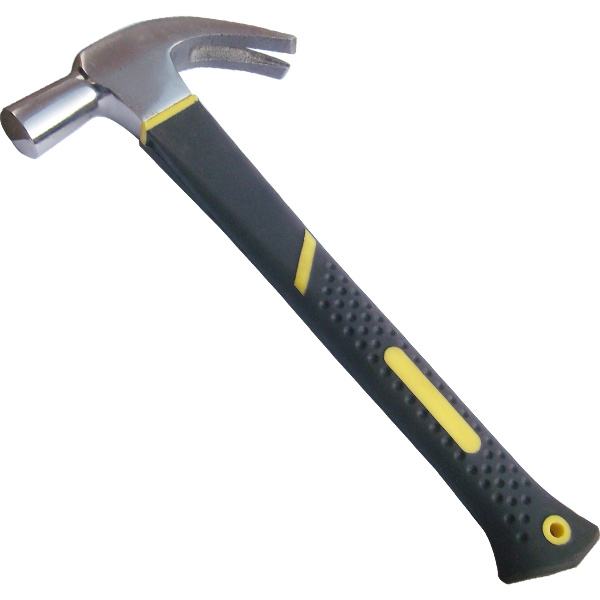 British Type Claw Hammer with Plastic Coated Handle