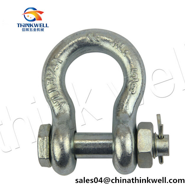 Us G2130 Forged Galvanized Bolt Type Anchor Shackle