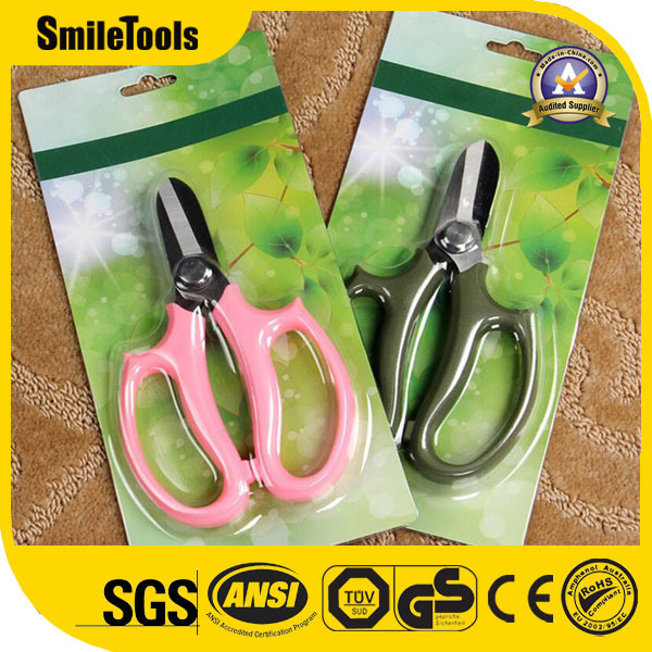 Secateurs Steel Gardening Scissors with Comfortable Handle
