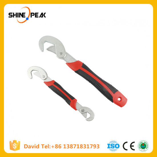 Multi-Function 2PCS Universal Wrench Adjustable Grip Wrench Set 9-32mm Ratchet Wrench Spanner Hand Tools
