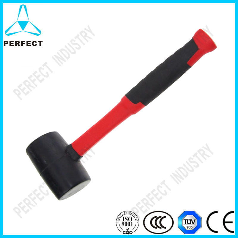 Rubber Mallet with Ergonomic Rubber Grip