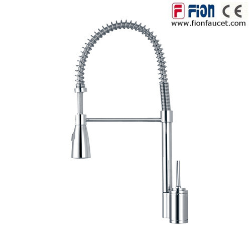 Kaiping Factory Hot Selling Brass Single Lever Kitchen Mixer Water Tap (F-9109)