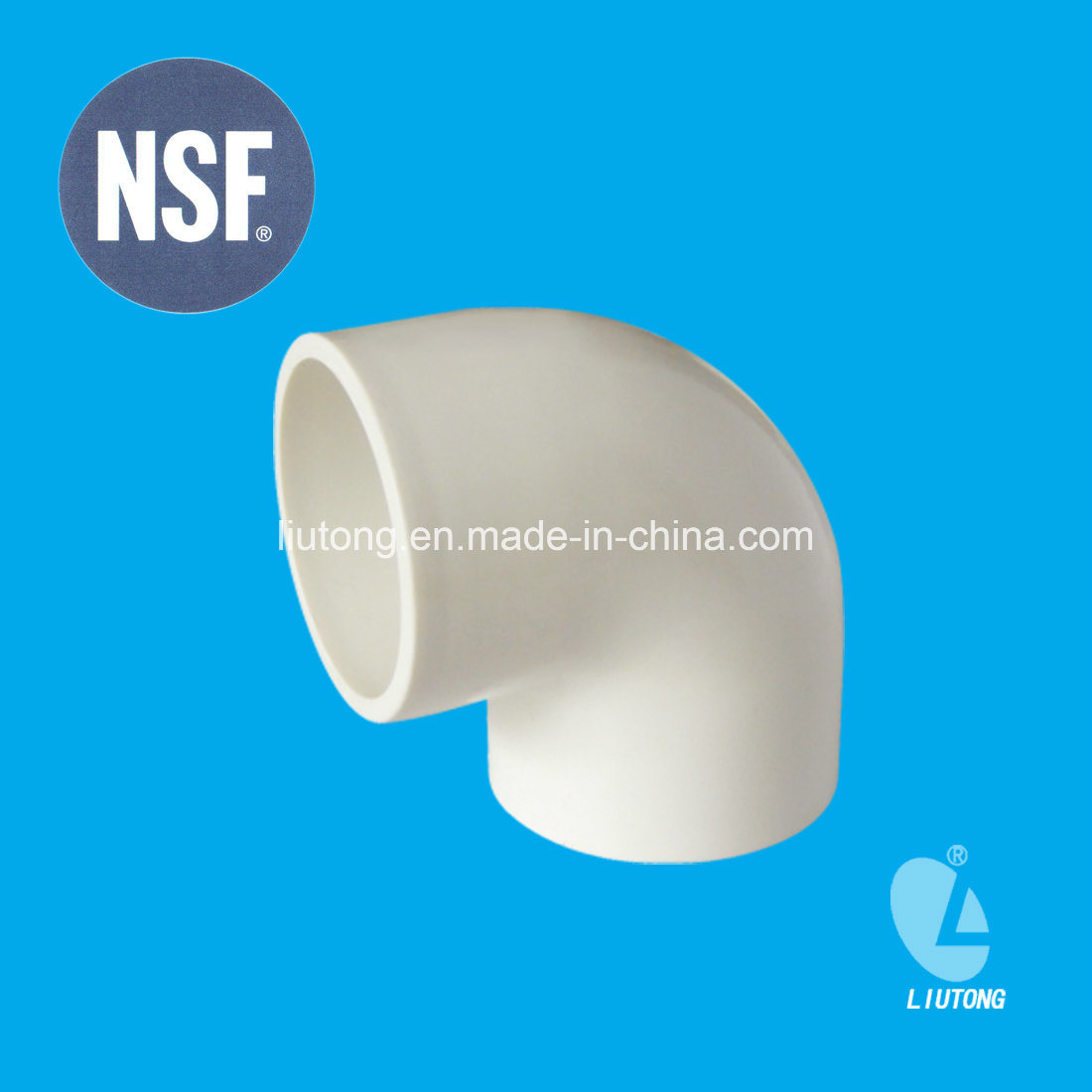 PVC 90deg Elbow ASTM D2466 Standard for Supply Water with NSF Certificate