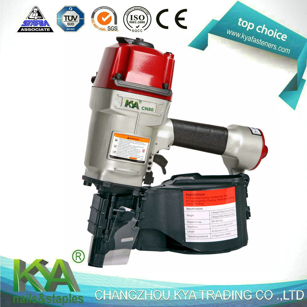 Cn80 Pneumatic Power Wire Collated Coil Nailer