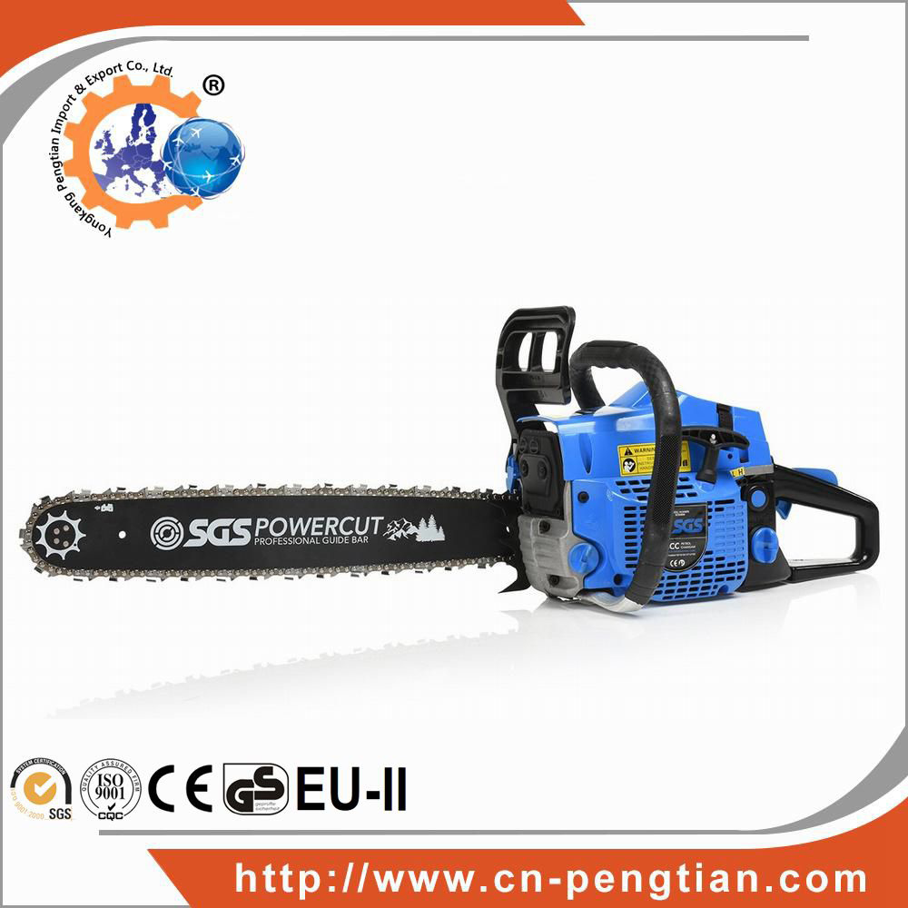 Professional Power Tool 58cc 2.6kw Petrol Chain Saw
