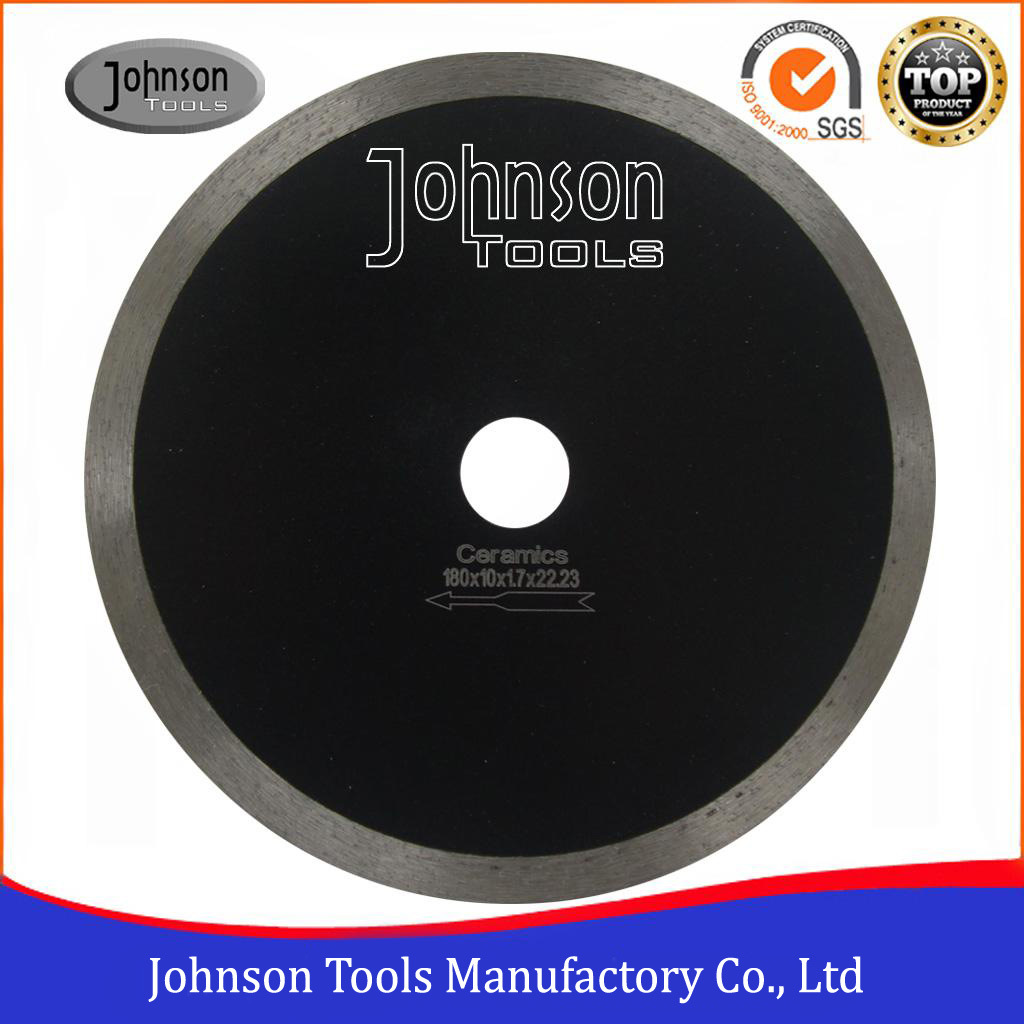 180mm Sintered Continuous Saw Blade for Cutting Tile and Ceramic