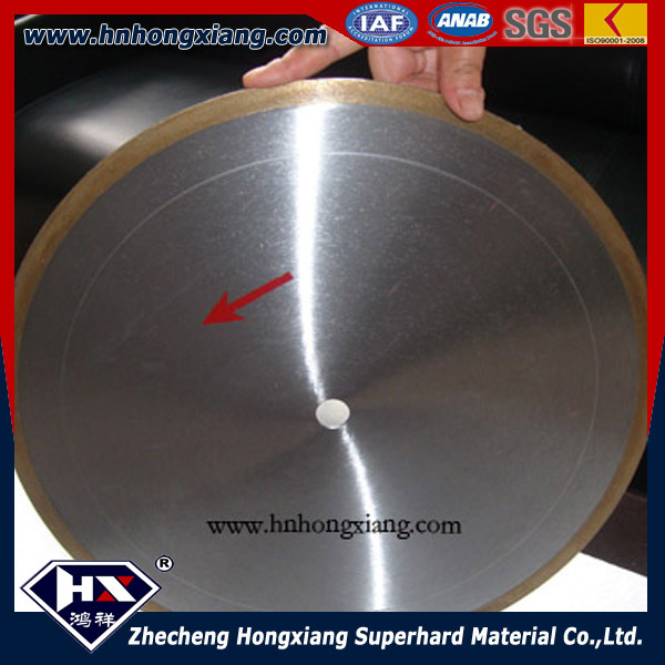 Diamond Wet Ring Saw Blade for Glass Cutting