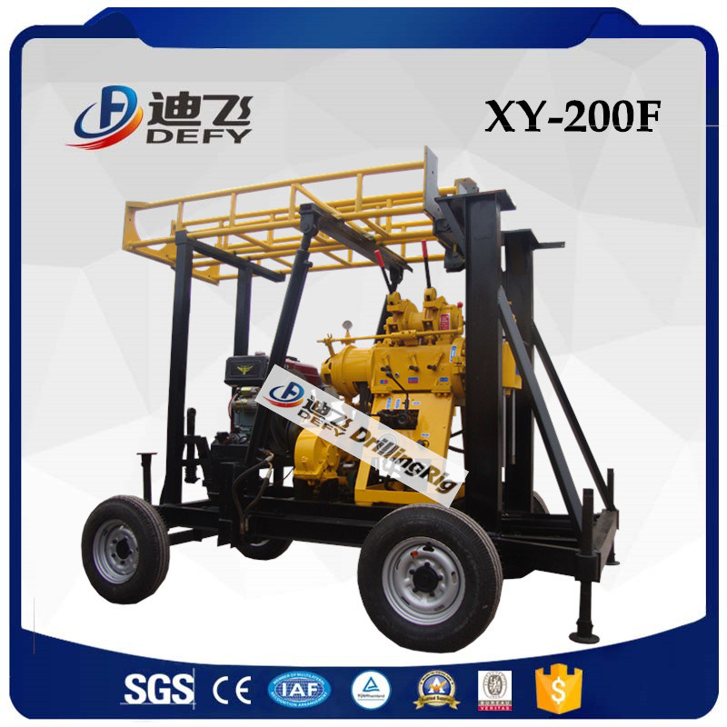 200m Xy-200f Geological Drilling Machine, Bore Well Drill Rig