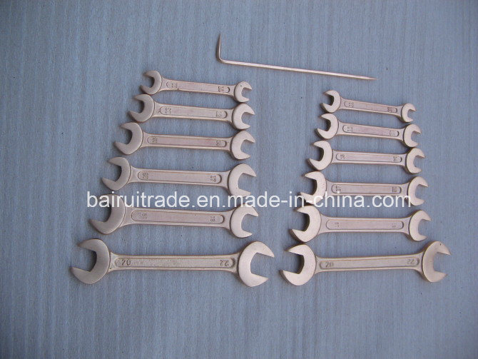 7mm Mirror Surfaced Double Open End Wrench for China