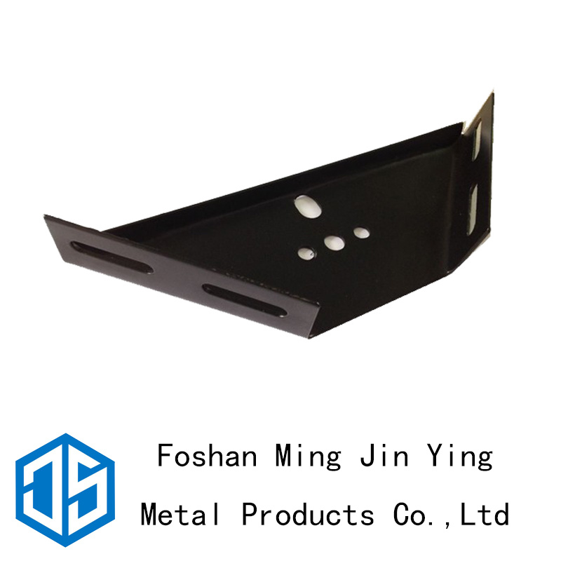 Furniture Hardware Stamping Steel Corner Black (PJ-004)