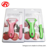 Zirconium Oxide Kitchen Product Ceramic Knives with Peeler and Cutting Board