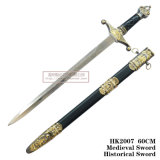 Manual Imitation Sword European Knight Dagger Historical Dagger 60cm HK2007