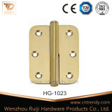 High Quality Brass Removale Door Hinge with Round Corner (HG-1023)
