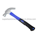 Quality Drop Forged Steel Claw Hammer with Fibreglass Handle