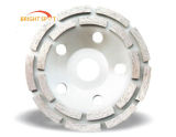 Double Row Diamond Grinding Cup Wheel for Concrete