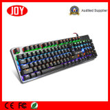 Blue Switch Metal Panel Gaming Wired USB Keyboard