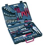 100PC Automative Hand Tool Set with 1/4'' 3/8'' Socket Set & Spanner Set