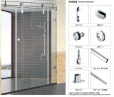 Glass Single Sliding Door Hardware B010 Use for Bathroom