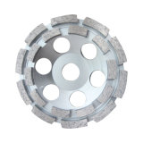 Diamond Double Row Grinding Cup Wheel Disc for Concrete