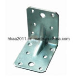 Precision Custom Steel Zinc Plated Construction Hardware Iron Reinforced Right Angle Bracket