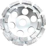 Double Round Diamond Grinding Cup Wheel