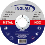 180*3.2X22.2mm Depressed Center Grinding Wheels for Metal