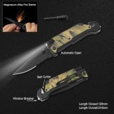 Survival Knife with LED Flashlight (#3486AT-CAMO-B)