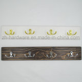 High-Grade Beautiful Clothes Hook Wooden & Metal Board Hook (ZH-7024)