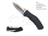 420 Stainless Steel Folding Knife (SE-78-BK)