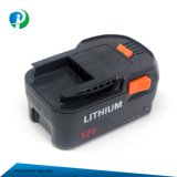 12V Rechargeable High Quality Li-ion Battery for Power Tools in Black