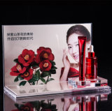 Acrylic Cosmetic Display Stand, Makeup Organizer, Skincare Bottle Fixture, Counter Top Display for Cosmetics