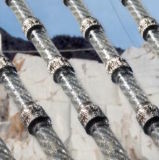 11.0X6.0mm 37bpm Granite Block Cutting Diamond Rope Wire Saw