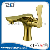 Single Lever Wash Basin Faucets with Gold Plated Whole Sale Cheap Price